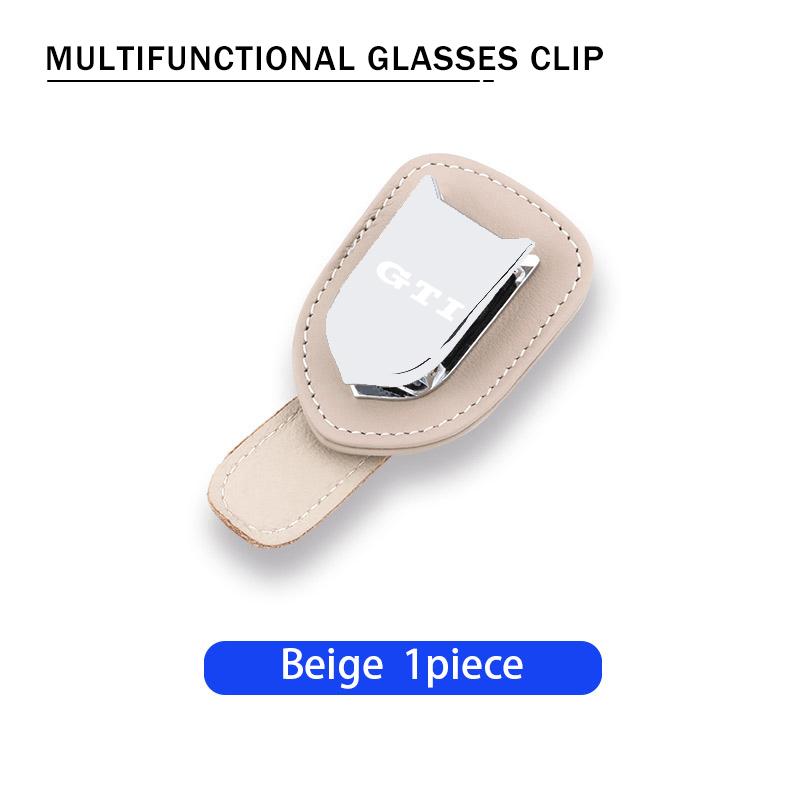 For Volkswagen VW Car Sunglasses Holder Suitable for Car Sun Shades Magnetic Scirocco Passat Polo B5 B6 B7 CC Tiguan Sharan ze1