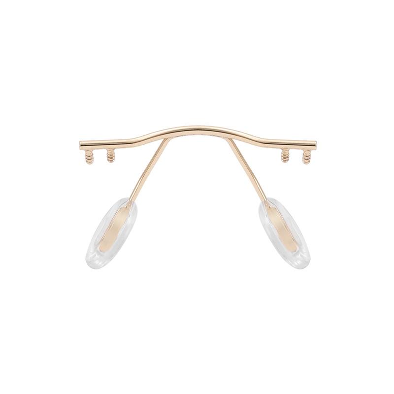 1 шт., носовой упор для очков, оправа для очков, металлическая оправа без оправы, держатель для переносицы, ремонт, замена, аксессуары для очков