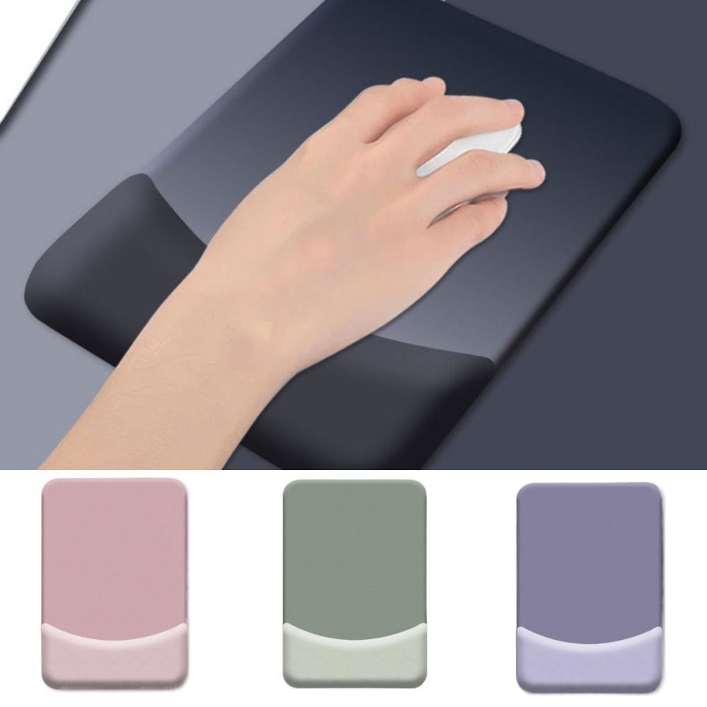 Comfortable Wrist Support Mouse Pad Soft Relax Wrists Gaming Mouse Pads Non-Slip PU Base with Wrist Rest Support