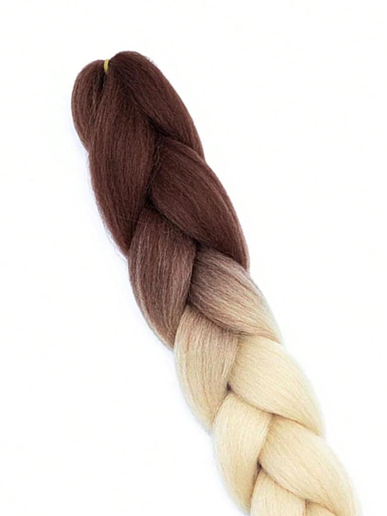 Synthetic Hairpieces 32 Inch Ombre Color Synthetic Hair Braids Pre Stretched Jumbo Braiding Hair Extensions for Daily DIY Use