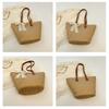 Straw Beach Bag Summer Woven Tote Bag Large Capacity Shoulder Commuting Woven Bag for Women Straw Purses and Handbags Woven Bag