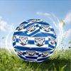 Bulldogs Team Crest Design Size 5 Soccer Ball,Indoor/Outdoor Suitable for Training Matches Tournaments Practice Games Perfect Gift for Fan