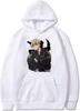 Japanese Cartoon Avenger Print Long Sleeve Hooded Sweater Top