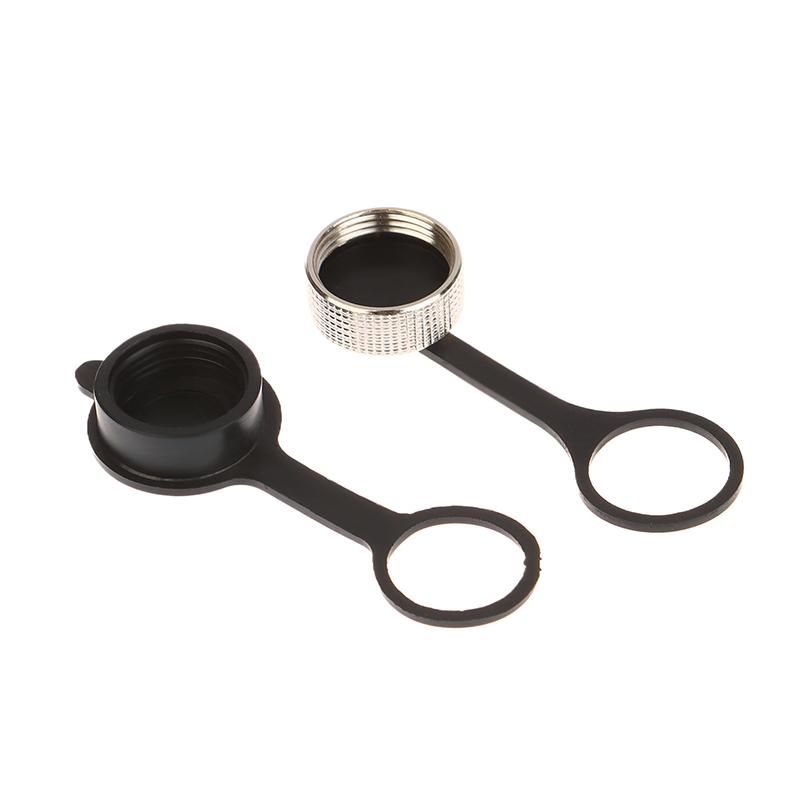 1 пара заглушек для разъема GX16, водонепроницаемые, пылезащитные, резиновые, металлические колпачки, защитные гильзы для круглого разъема