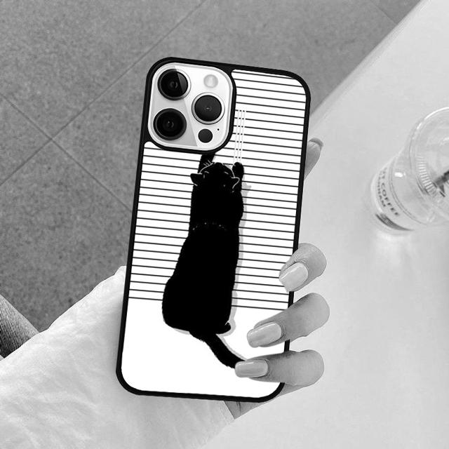Милые котята кошка Чехол для телефона для iPhone 17 Air 15 16 14 13 12 Pro Max 11 Pro Max Plus Coque Shell