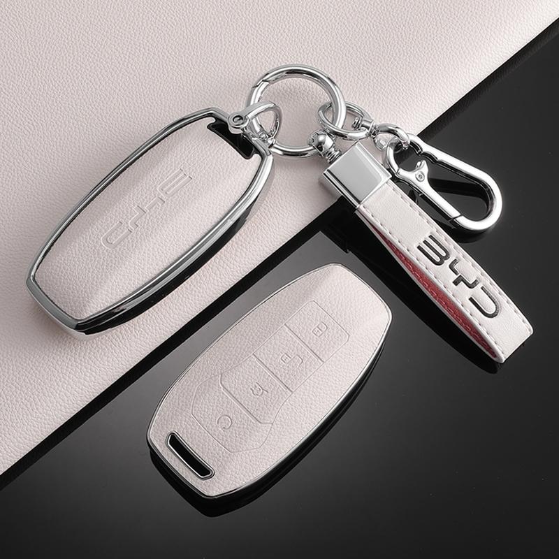 Fit For BYD Atto 3 Han EV Seal Dolphin Mini Sealion U Song PlusTang Dm QIn Car Key Case Cover Shel Keychain Accessories
