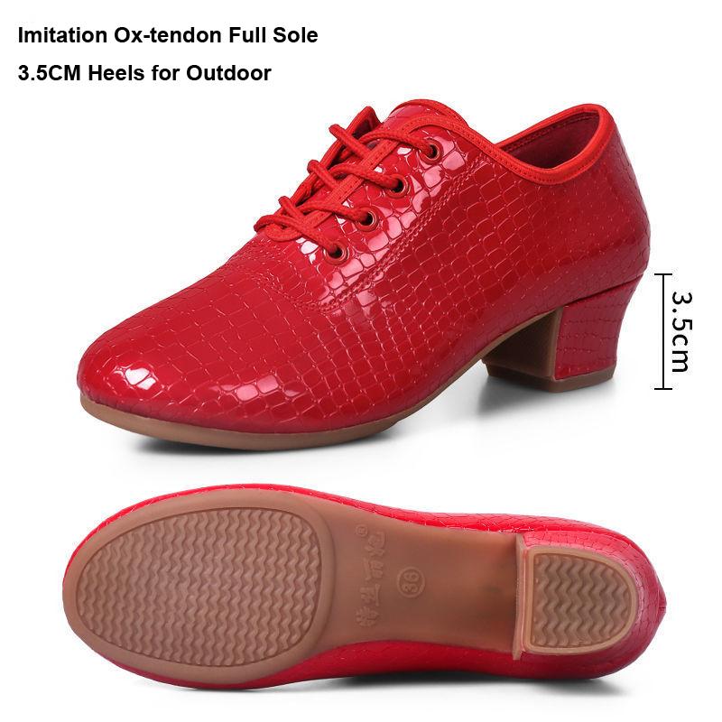Женская танцевальная обувь, женская обувь для вальса, латинского джаза, современный балет, танго, бальные туфли, женская кожаная обувь для танцев, подошва с имитацией бычьего сухожилия