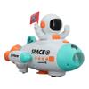 Astronaut Space Shuttle Toy 360 Degree Rotation Electric Blast Off Light Up Spaceship Toy with