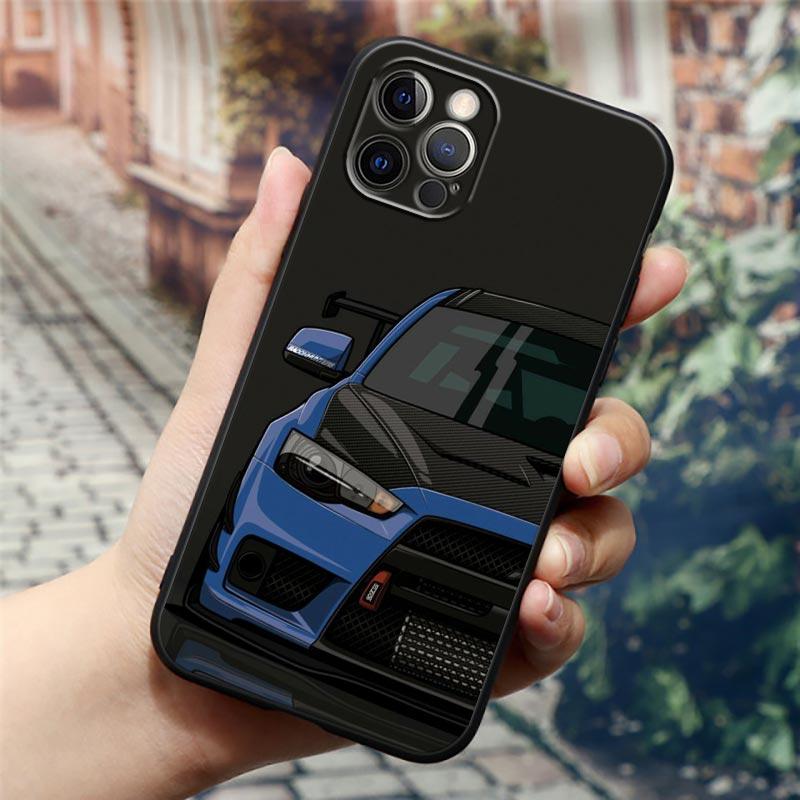 Япония JDM Токио Спортивный Автомобиль Аниме Чехол для Телефона Для Apple iPhone 16e 16 15 14 13 12 11 Pro Max XR XS 8 Plus SE2 Чехол Силиконовые Чехлы