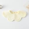 Comfortable Baby Feeding Bib Double-sided Wearing Cotton Saliva Towel New Drool Burp Cloth  Newborn