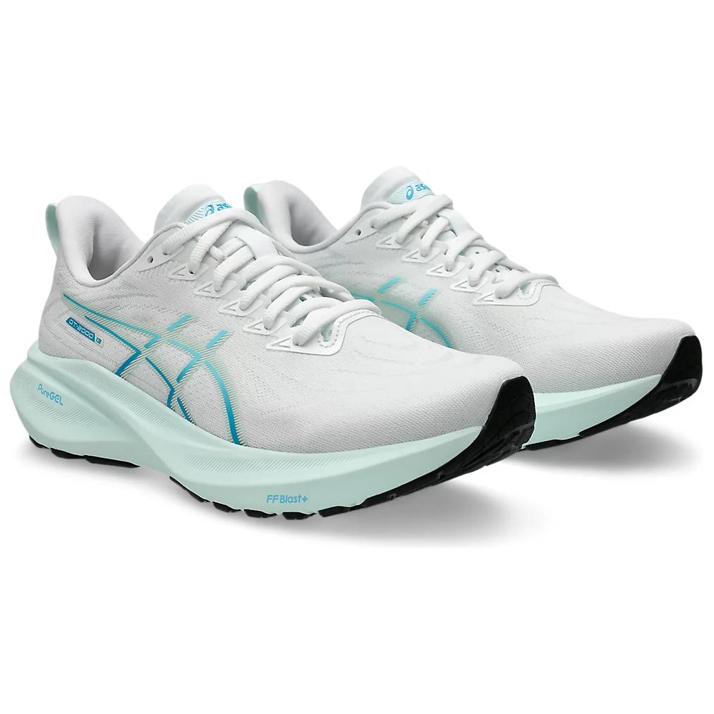 Asics GT 2000 13 White Soothing Sea Women Sneakers 1012B666-101