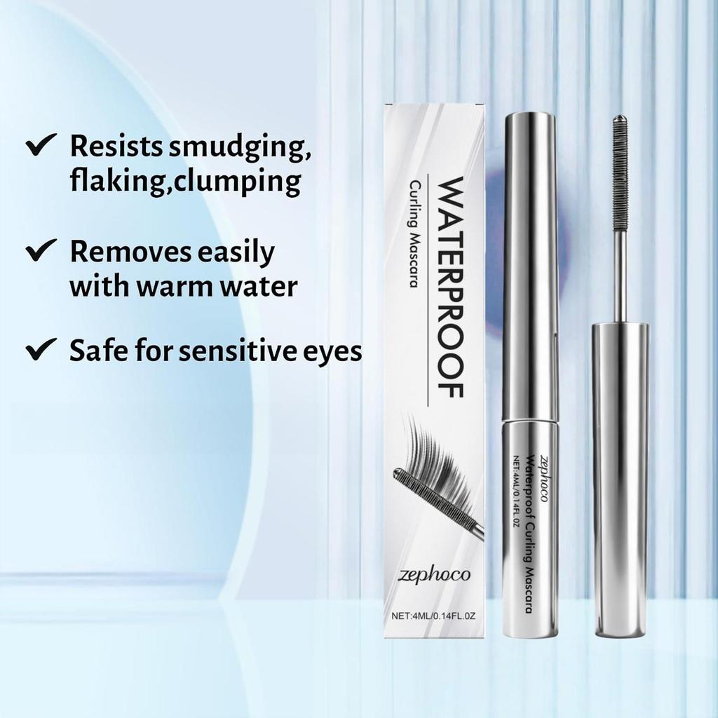 Тушь для ресниц Водостойкая тушь для ресниц Smudgeproof Удлиняющая ресница Fiber Filling