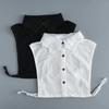 New Style Shirt White Collar for Women Lapel Fake Collar Tie Vintage Detachable False Collar Sweater Blouse Top Woman Fuax Cols