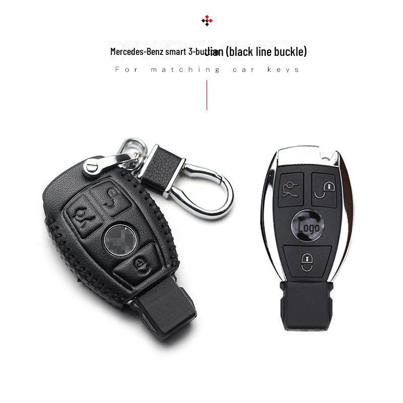 Mercedes-Benz E300LC260LS350GLBGLSGLCA200 Кожаный чехол для ключей Пряжка Аксессуар