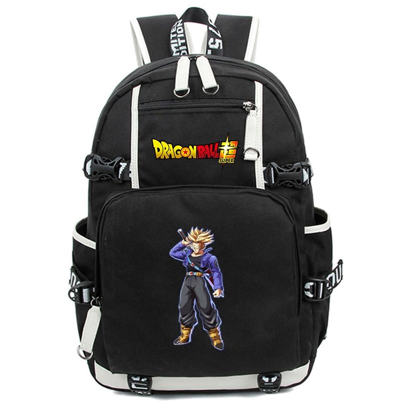 Рюкзак-сумка унисекс в стиле аниме «Dragon Ball» для девочек, мальчиков, студентов, подростков, детей, женщин, большая вместительная сумка для ноутбука, милая повседневная школьная сумка, подарок на день рождения для детей