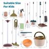 Kids Cleaning Set for Toddler Housekeeping Play Set with Vacuum Cleaner Broom Mop Dustpan Mop