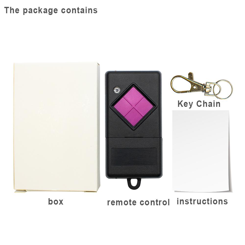Dickert Garage Door Remote Control Pink Button MAHS433 433mhz MAHS433-01 MAHS433-04 LED Orange 433.92MHz Transmitter