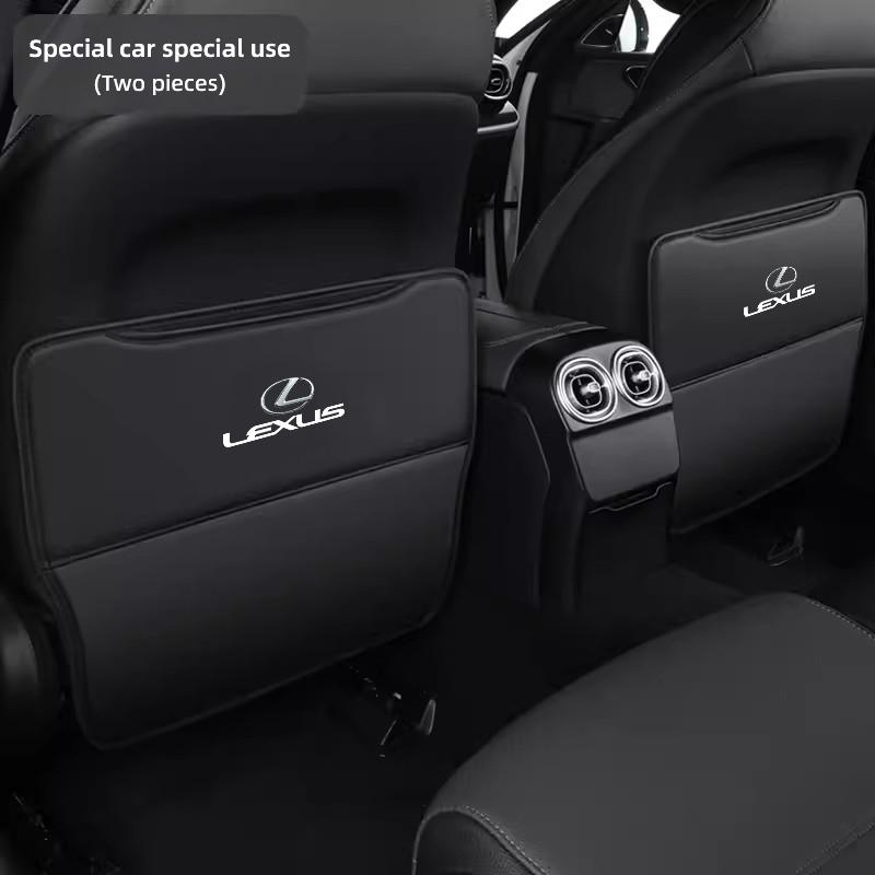 Car Seat Anti Kick Pad Leather Protective Cover For Lexus GS IS LS500h ES260 ES300h RX350h NX260 UX260 LM LC RZ450e TX RC CT200h