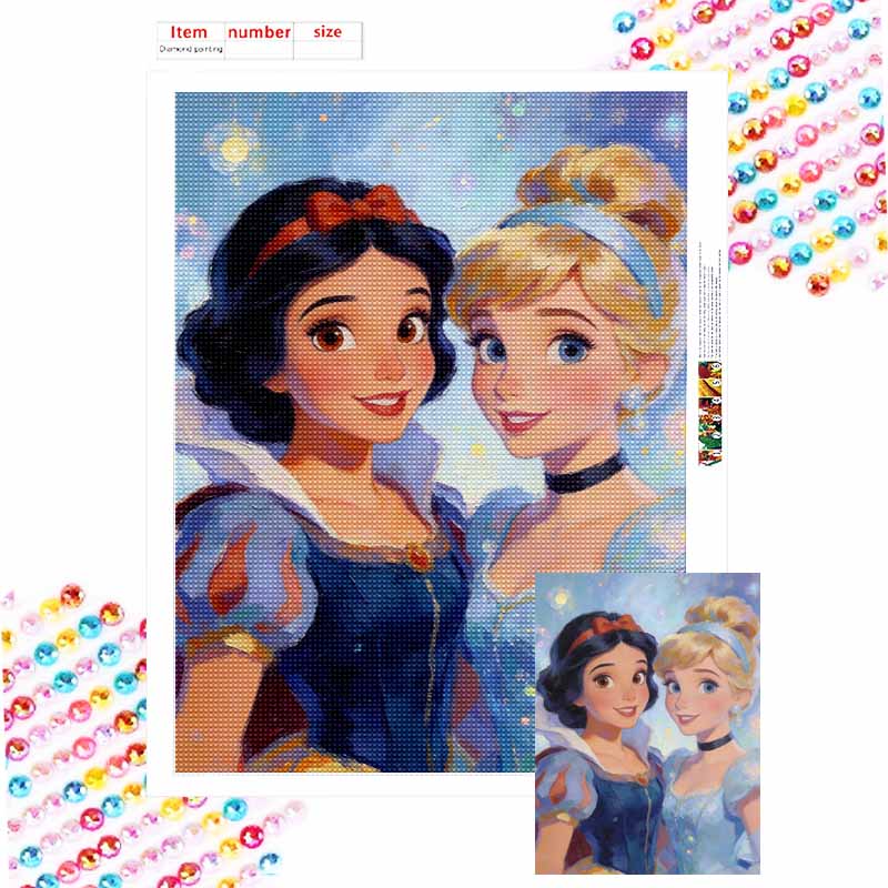 Disney Принцесса Белоснежка и Золушка Алмазная Живопись Арт Мозаика Набор Ручная работа diy5D Домашний Декор Подарок