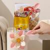 Sealing Clip Double-Layer Flowers Magnetic Fridge Magnets Snack Bag Sealer for Chips Nuts Kitchen Storage Accessories