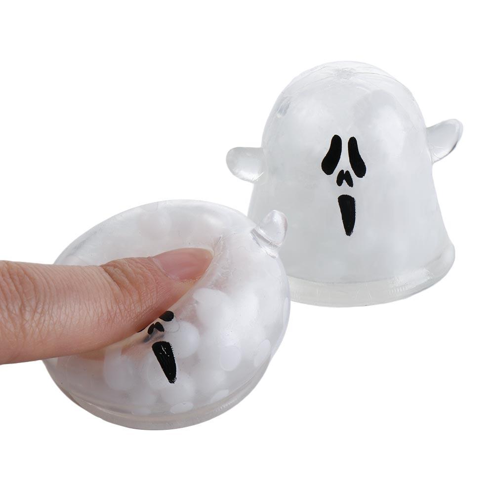 Prank Toy Water Ball Vent Ball Little Ghost Bead Ball Squeeze Toy Halloween Gift Boys Girls