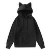 Autumn And Winter Women'S Cat Ear Design Hooded Fleece Sweater Women'S Hoodie Jacket Women
