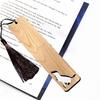 Pet Themed Bookmark Wooden Dog/Cat/Bone/Paw Carving Book Mark with Tassel Gift for Book Lovers Pet Owners