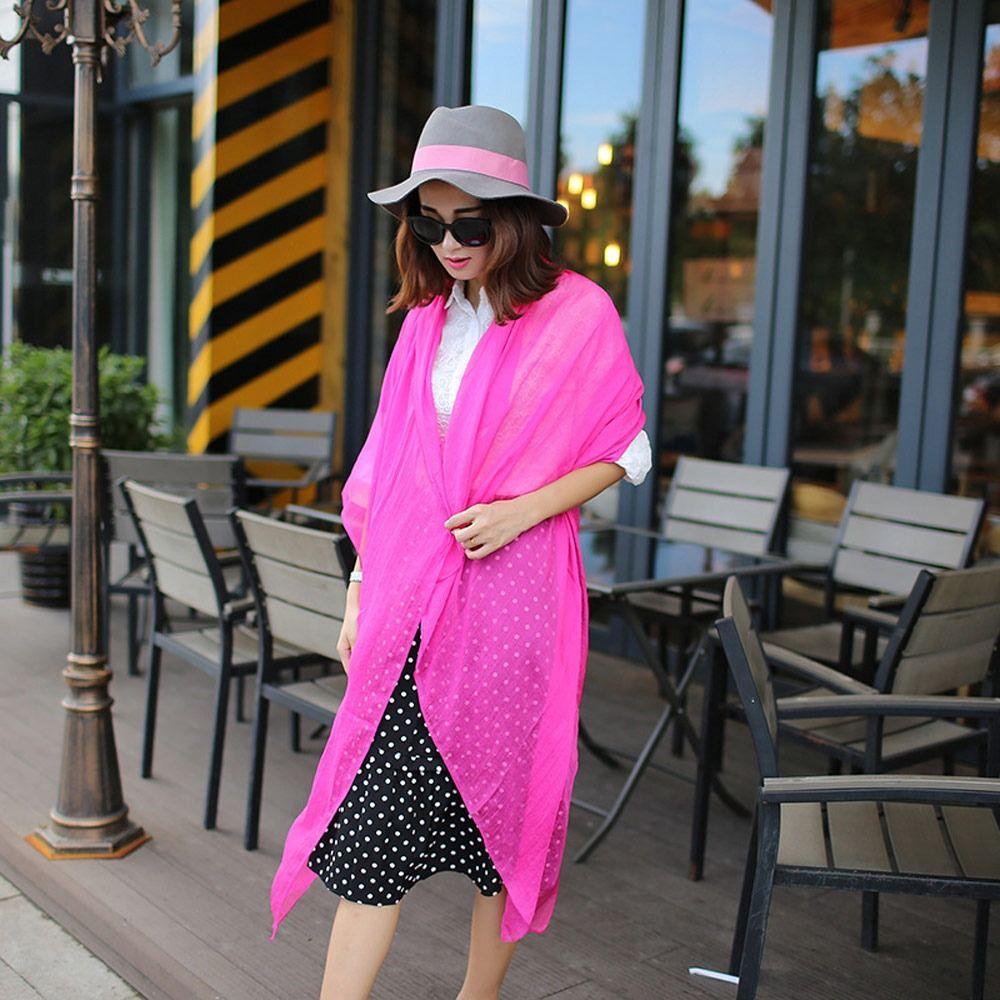 Women Men Neck Bandana Sun Protection Shawls Wrap Hijab Scarf Pashmina