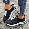 Модные женские кроссовки 2025 Новая мода Плоская женская обувь Вулканизированные Повседневные кроссовки Женские на шнуровке Женские кроссовки Tenis Feminino