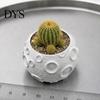 Декоративный фотореквизит 3D-печатный лунный горшок для суккулентов, Креативный лунный горшок-плантатор, Декор-держатель для кактусов на рабочий стол, Минималистичный цветочный горшок