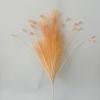 6 шт. Декор из искусственной пампасной травы 17,7" Короткие пушистые искусственные ветки пампасов Многоцветные искусственные помпоны