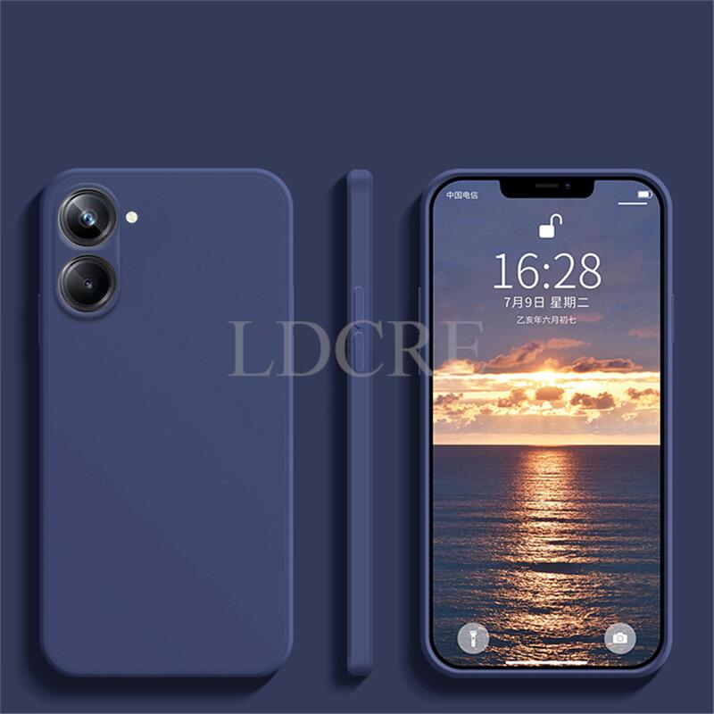 Для Realme 10 Pro Чехол Жидкий Силиконовый Чехол Для Realme 10 Pro Чехол TPU Fundas Защитный Чехол Для Realme 11 Pro Plus