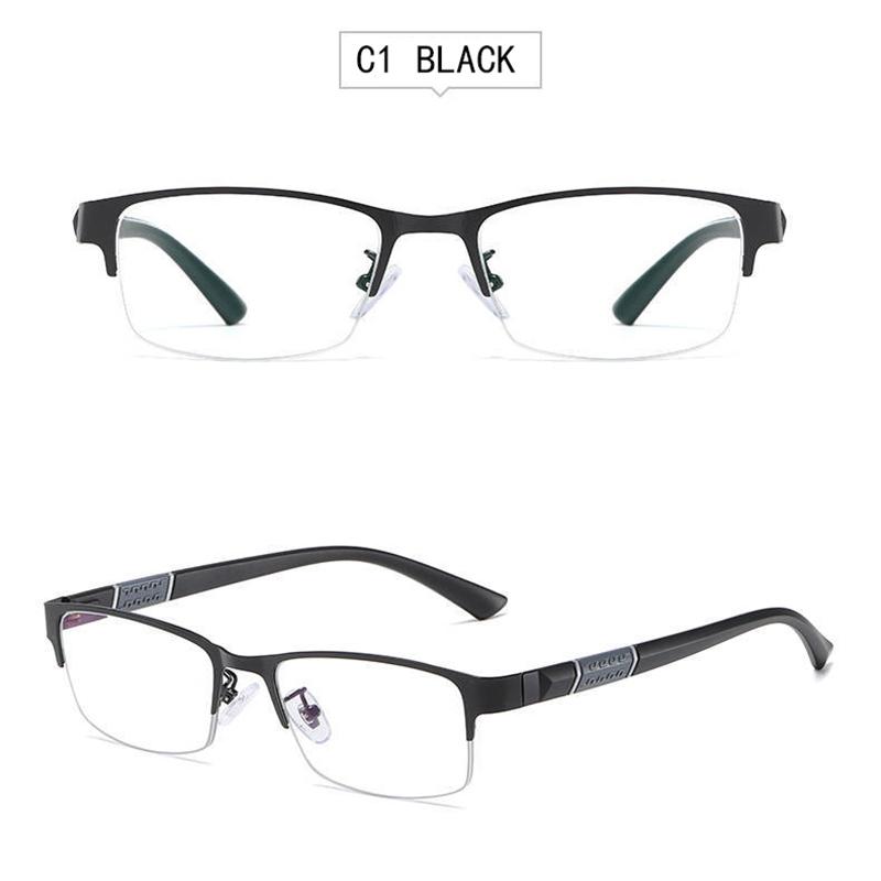 New Trend Reading Glasses Reading Glasses Men And Women High Quality Half Frame Diopters Business Office Men Reading Glasses