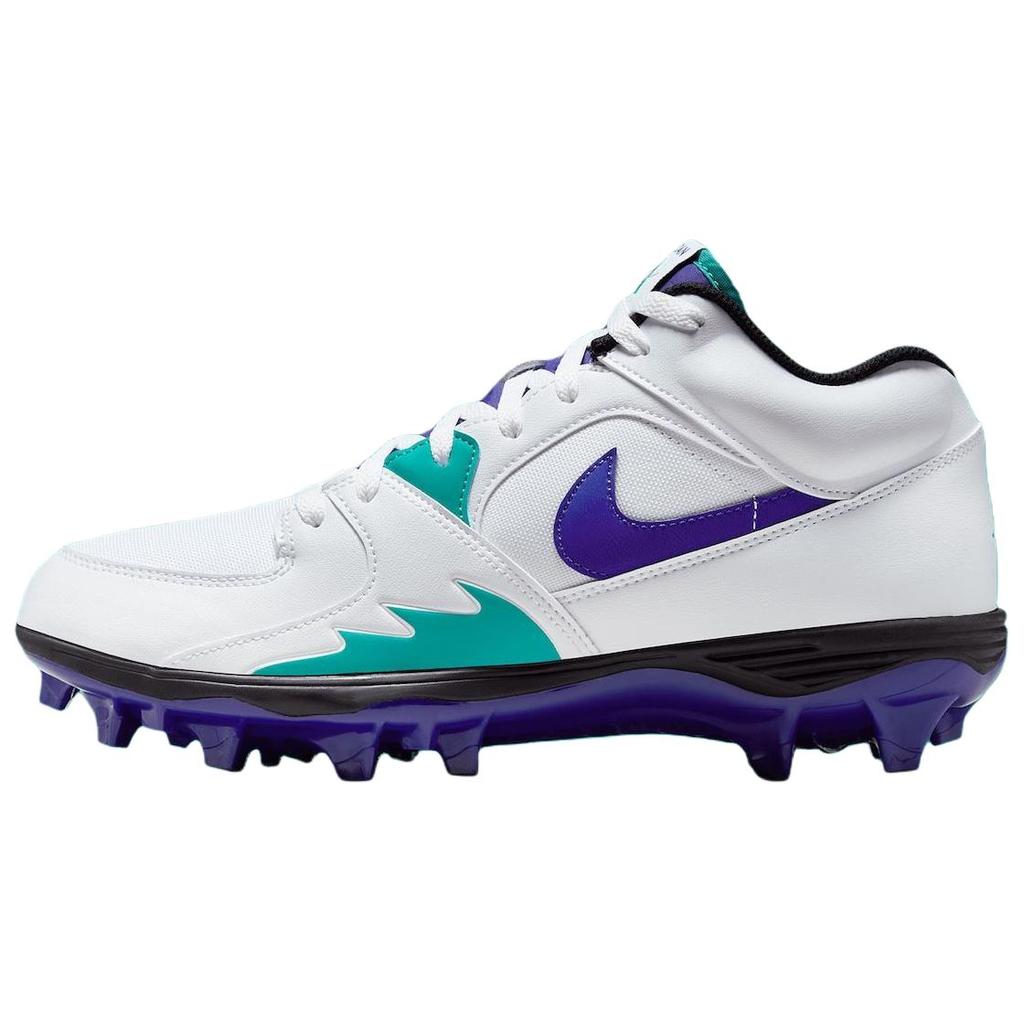 Air Jordan Stadium 90 Cleat Grape Unisex Sneakers White New-Emerald Black HQ0210-105