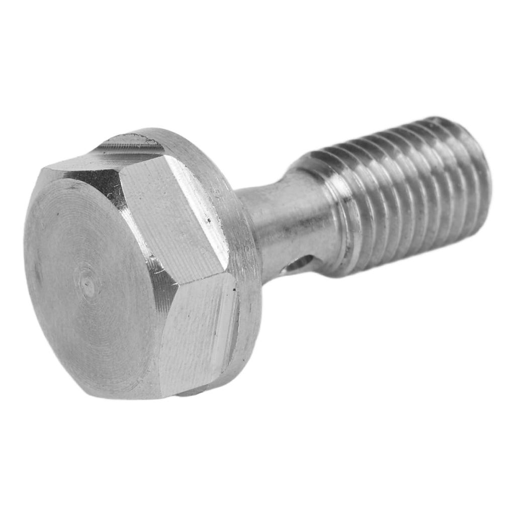 M8 X 1.0mm Banjo Bolt Seal Heat Resistant Heavy Duty Banjo Bolt Fitting with 2 Washers for Tubing Systems