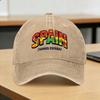 Soccer Fan 2026 Spain Vamos Espana Sun Baseball Cap Fitted Retro Female Male Washed Trucker Hat Wholesale Kpop Snapback Cap