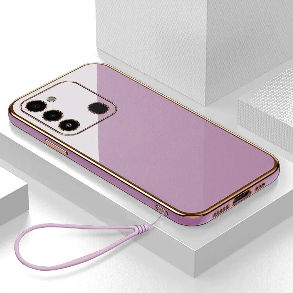 Для Tecno Spark 8C чехол роскошный квадратный чехол Tecno Spark GO 2022 телефон чехол противоударный силиконовый задняя крышка Fundas