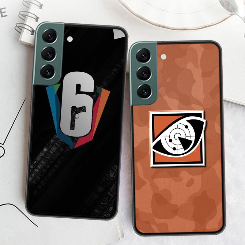 Game Rainbow S-Six S-Siege Phone For Samsung S25 Edge Galaxy S22 Ultra S21 S10 S9 Plus S20 S23 S24 FE Case S10E Cover Silicone S