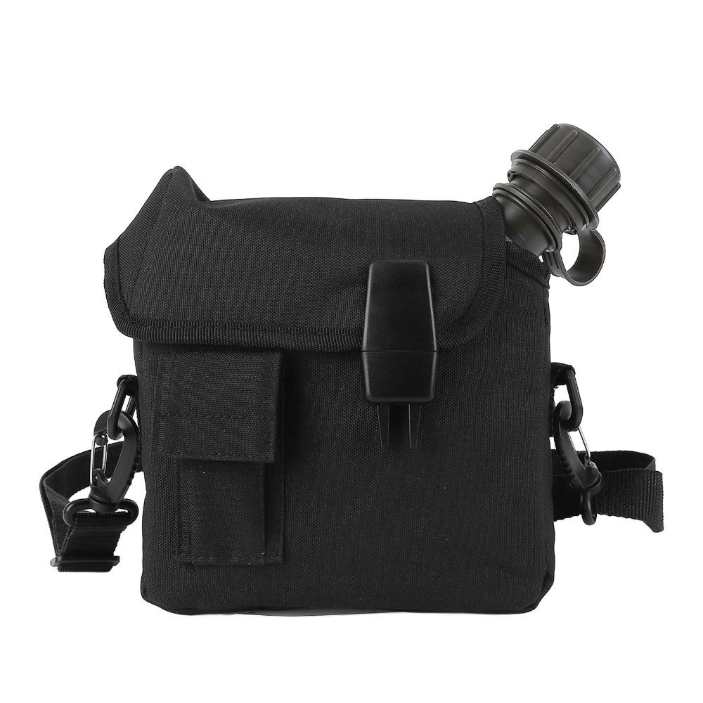 With D Shaped Buckle Water Canteen 1.75L Large Capacity Bottle Durable Camping Water Bottle Hiking