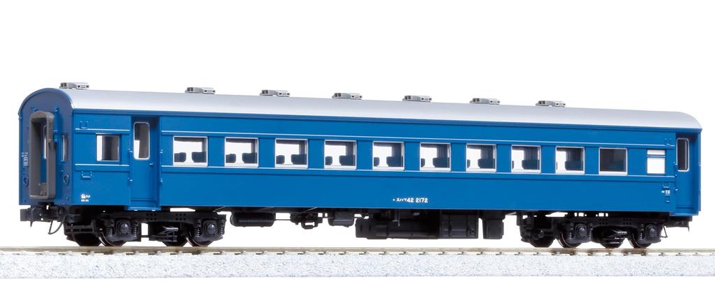 KATO HO Gauge Suhafu 42 Blue Renovated 1-552 Railway Model Passenger Car