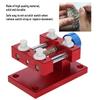 Metal Adjustable Watch Case Holder Watch Strap Remover Base Movement Repair Tool Red