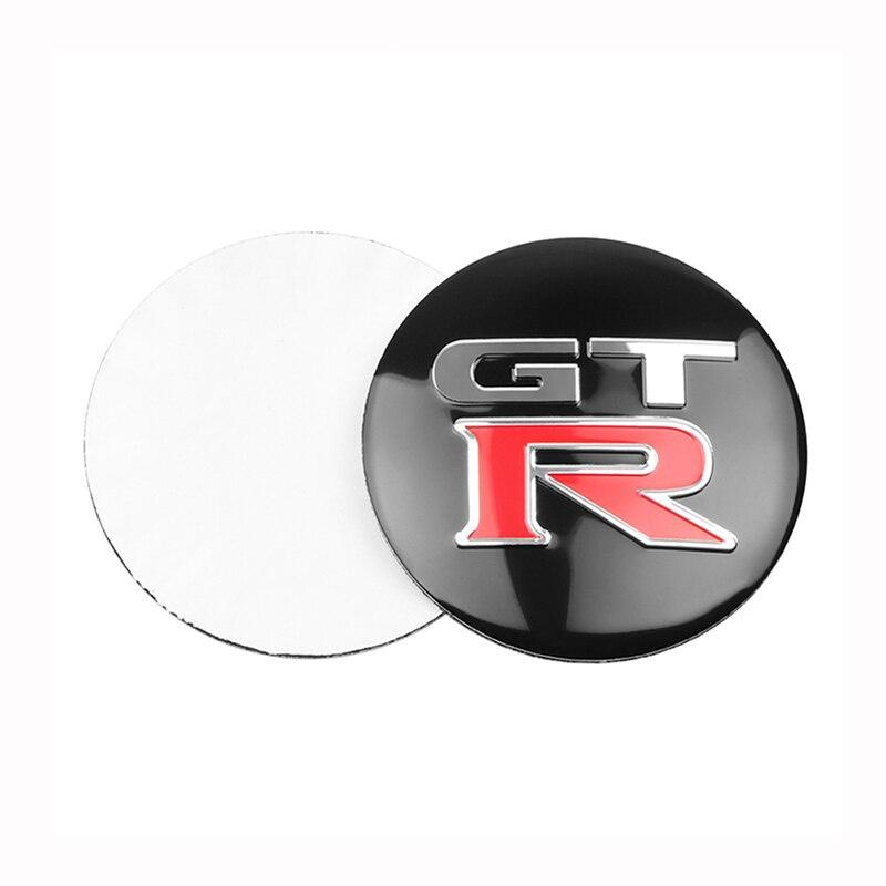 4psc 56 мм колпаки ступиц с логотипом GTR для Nissan-Juke Note Leaf Qashqai Tiida X-trail Teana Altima автомобильные аксессуары наклейка на центр колеса