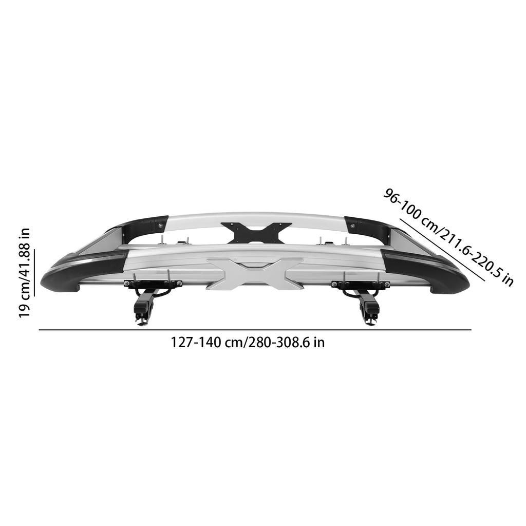 Auto Aluminum Luggage Car Roof Racks with Cross Bars Universal Roof Rack for 4 X 4/SUV/Pickup Truck Other Auto Carscustomes