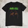 Новая Популярная Футболка Унисекс Черная Группа Overkill Все Размеры от S до 234XL BD040