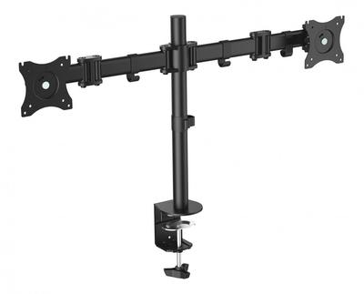 STM-6211N - Настольный кронштейн для двух мониторов от 13" до 27", Fonestar