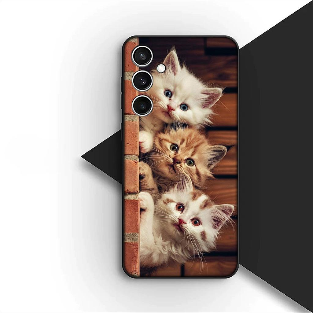 Чехол для телефона с котенком и мяуканьем для Motorola Moto Edge 50 30 Fusion 40 NEO Ultra Pro G35 G45 G75 G85 G35 Защитный чехол