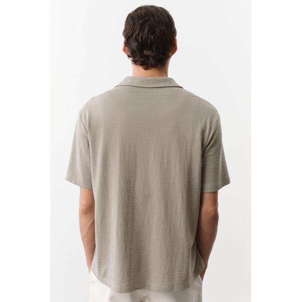 Футболка HM Jersey caMp Regular Fit цвета хаки зеленый