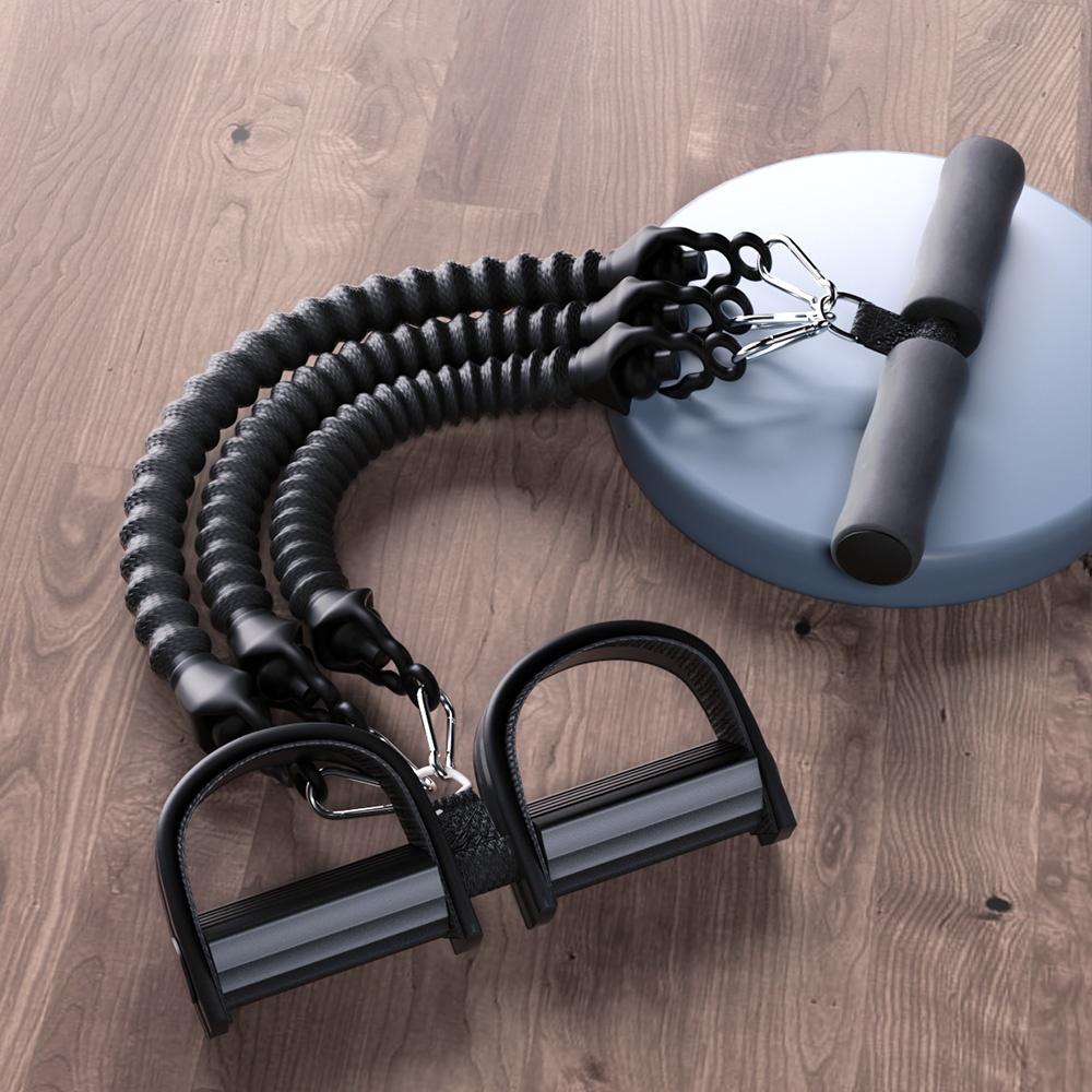 Pedal Tension Rope Men Abdominal Strengthening Elastic Band Tension Rope Expand Chest Strength Exercise Fitness Equipment