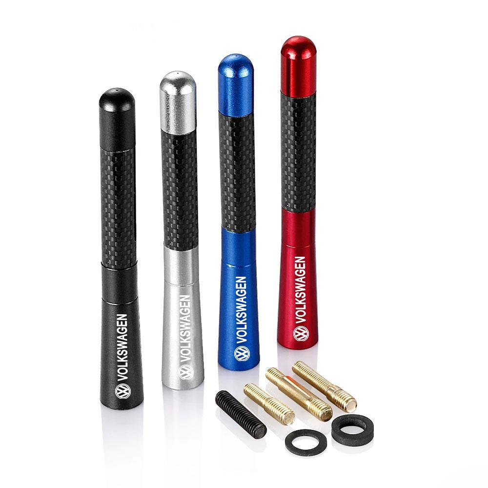 efg1 CZTX-VW New 12cm Carbon Fiber Car Radio Antenna For Volkswagen GOLF 5 Polo Golf 6 Golf 7 Accessories Sticker