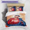 Eminem 3pcs Bedding Set Duvet Cover Closure Includes 1 Duvet Cover & 2 Pillowcases for All Seasons Bedroom Home Dorm Decor